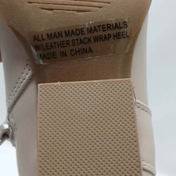 Dolce Vita Kirby Chunky Heel Ankle Boot Women's 6 Beige Western Shoes Cowgirl - Picture 9 of 11